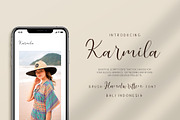 Karmila, a Script Font by alit design (Thumbnail 3 of 9)