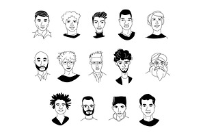 Young Adults' Diverse Faces Pattern