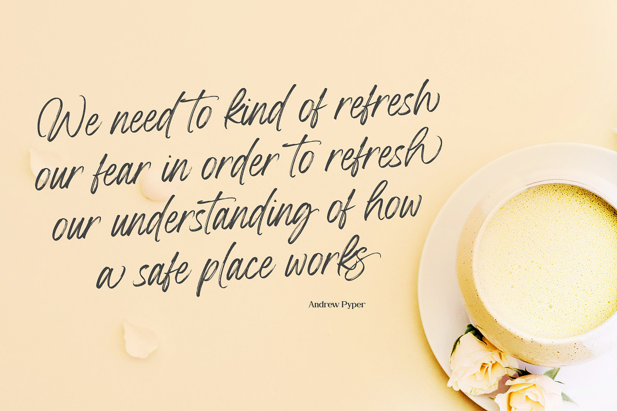 Yellow Palette, a Script Font by din-studio.com (Photo 2 of 10)