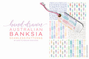 Australian Banksia Seamless Patterns, a Pattern Graphic by Sketchbook Designs (Thumbnail 3 of 7)