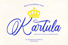Kartula Bold Calligraphy Font