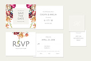Vintage Garden Wedding Invite Suite, an Invitation Template by Prixel Creative (Thumbnail 6 of 8)