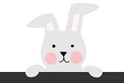 Rabbits with Signs Illustration Set, an Animal Illustration by Illustrations by Jessie (Thumbnail 3 of 5)
