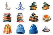 Watercolor Halloween Aesthetic, an Illustration by Design Market (Thumbnail 2 of 3)