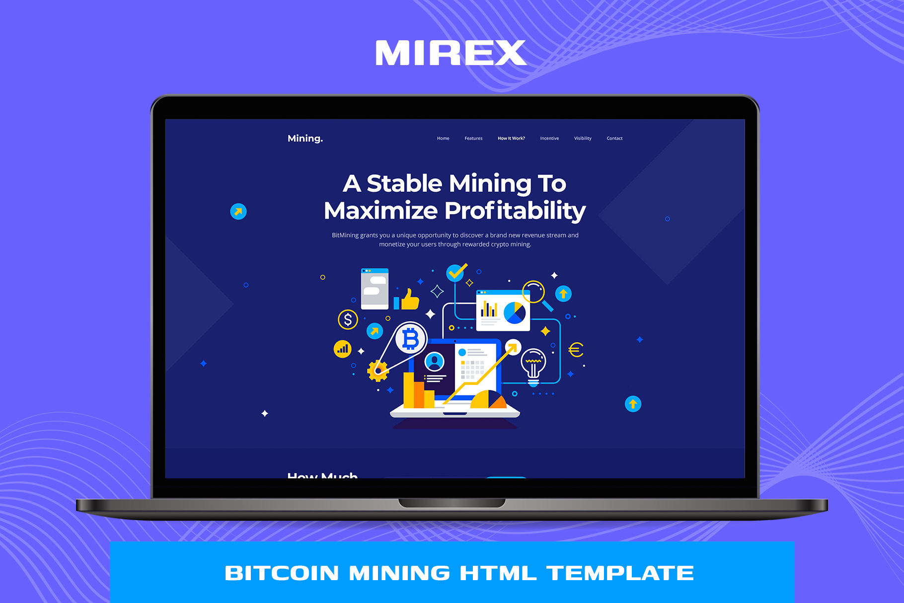 MiRex - Bitcoin Mining HTML Template
