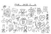 Valentine’s Day Clipart Collection, a Decorative Illustration by Idressart (Thumbnail 3 of 7)