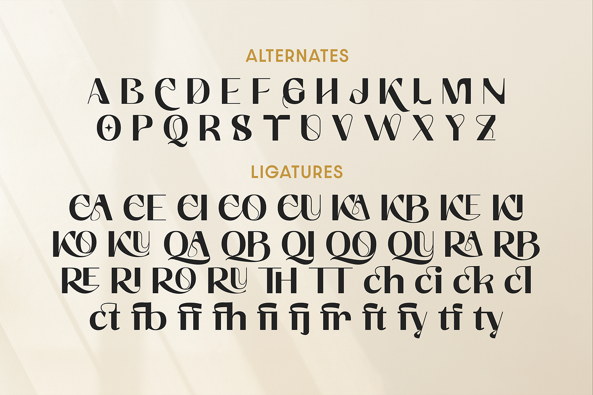 Adliene Modern Sans Serif Font, a Sans Serif Font by Graphue (Photo 2 of 9)