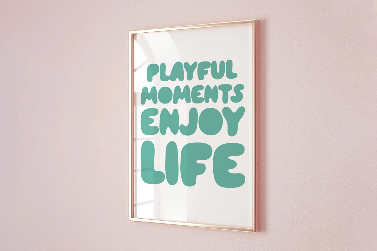 Fear Smile - Bold Playful Font, a Sans Serif Font by ariodsgn (Photo 8 of 10)