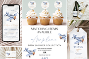 Plane Baby Shower Thank You Mockup, an Invitation Template by Digital_Mind (Thumbnail 5 of 8)