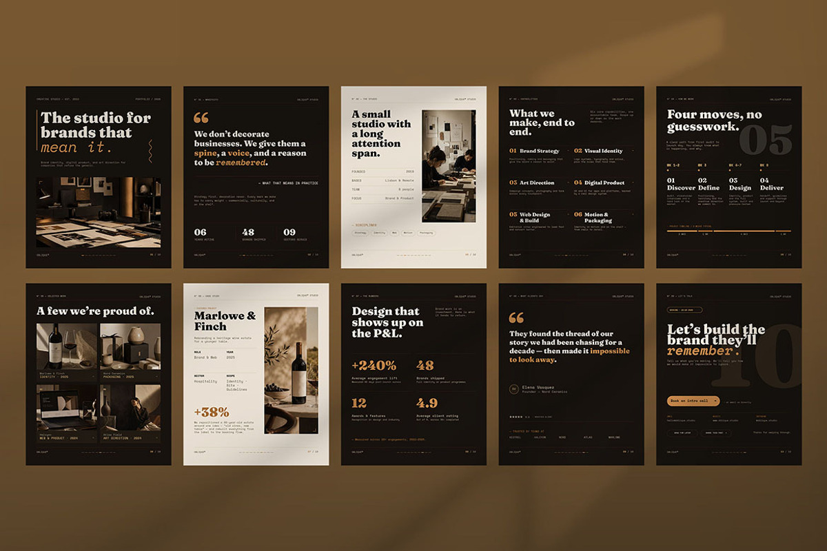 Oblique Portfolio Instagram Post, a Social Media Template by Pitchlook.Studio (Photo 2 of 3)