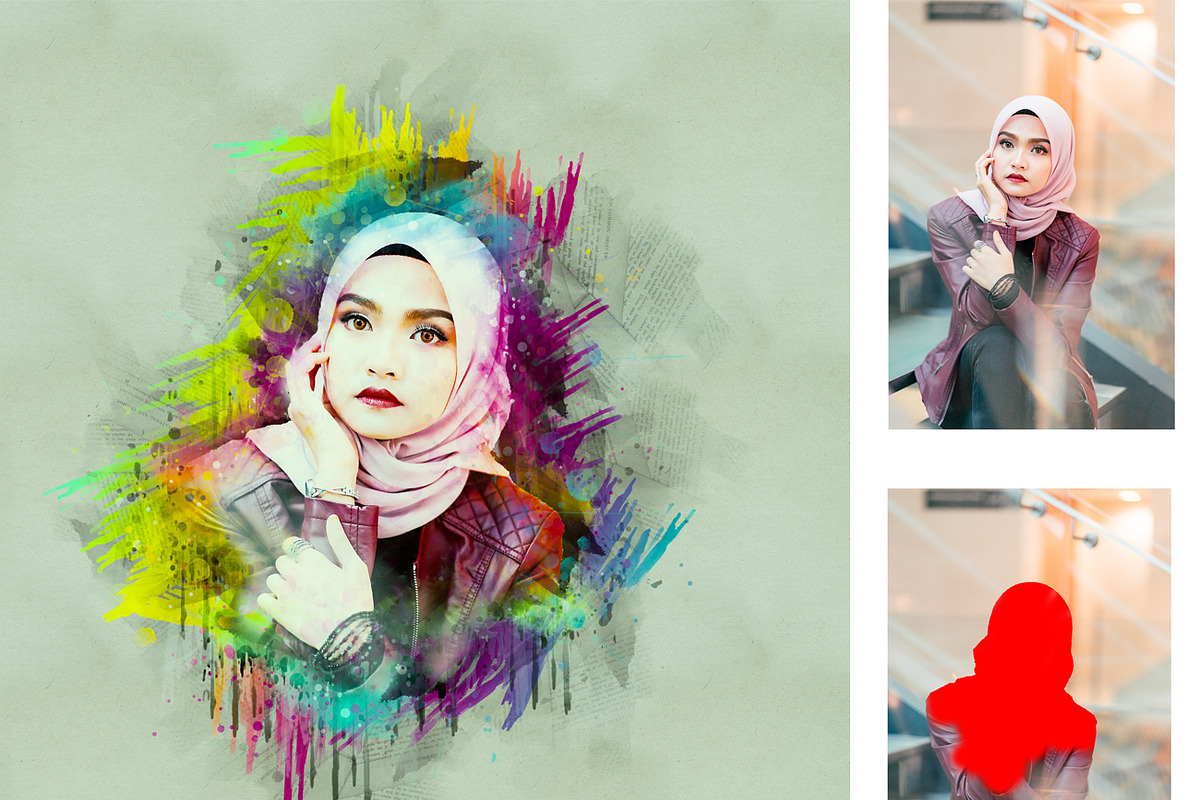 Pop Canvas Photoshop Action, an Action Add-On by MRI STUDIO (Photo 10 of 18)