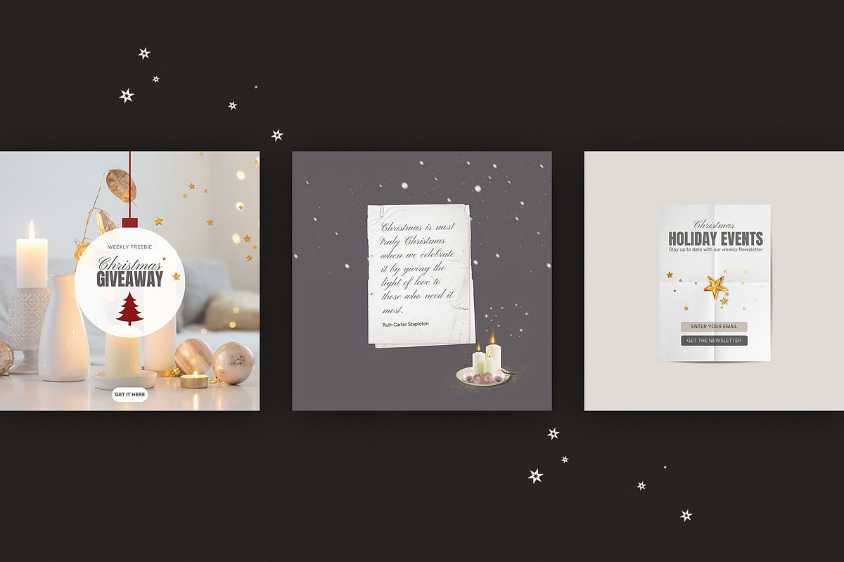 Christmas Instagram Pack - PSD/Canva, a Social Media Template by Imagination Area (Photo 7 of 7)