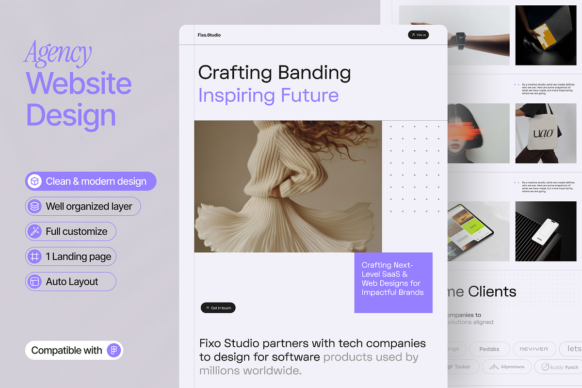 Personal Portfolio website, an UI Kit Template by Ahmed Rubel (Photo 1 of 3)