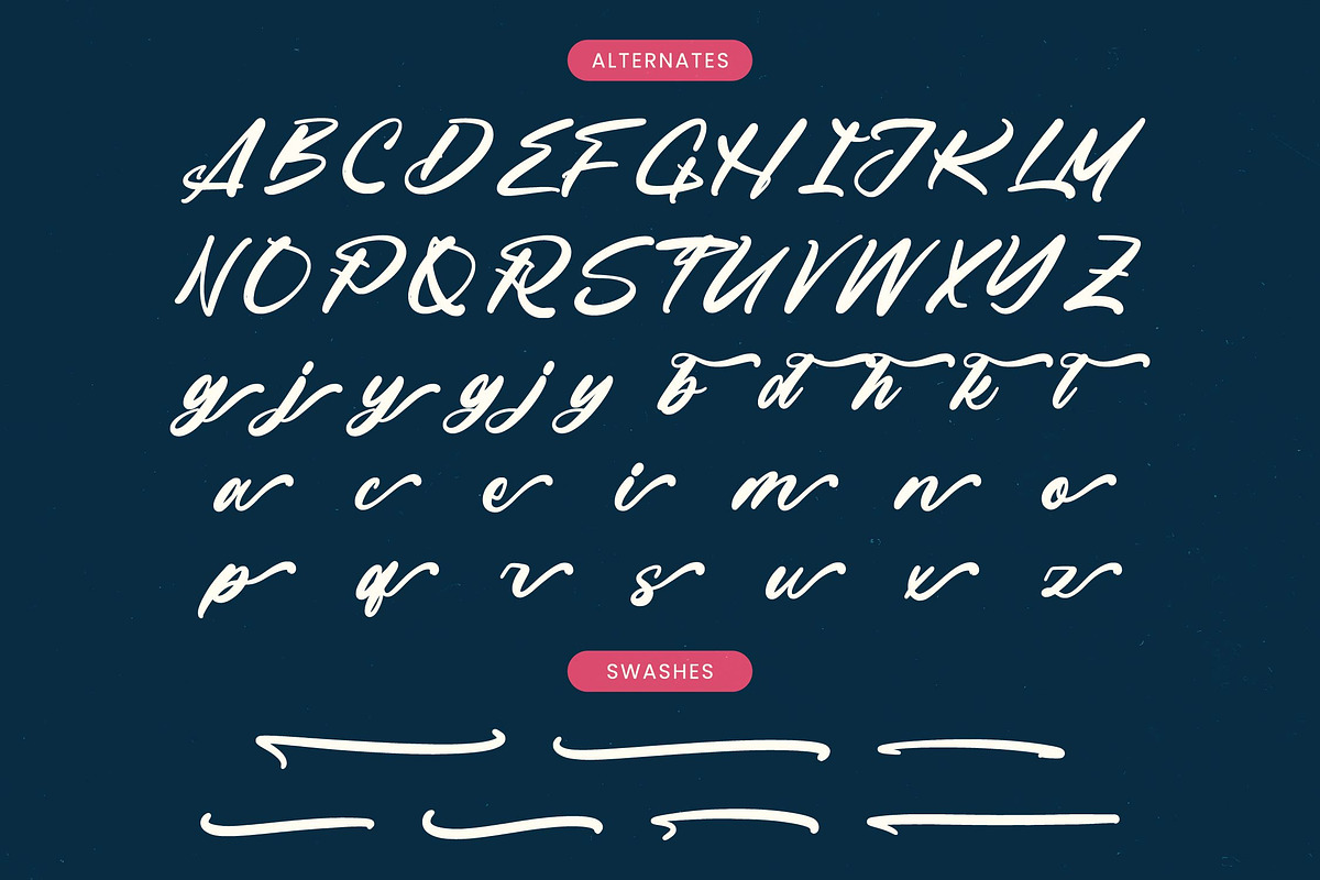 Mountain Silent Modern Brush Font, a Script Font by Letterena Studios Script (Photo 19 of 20)
