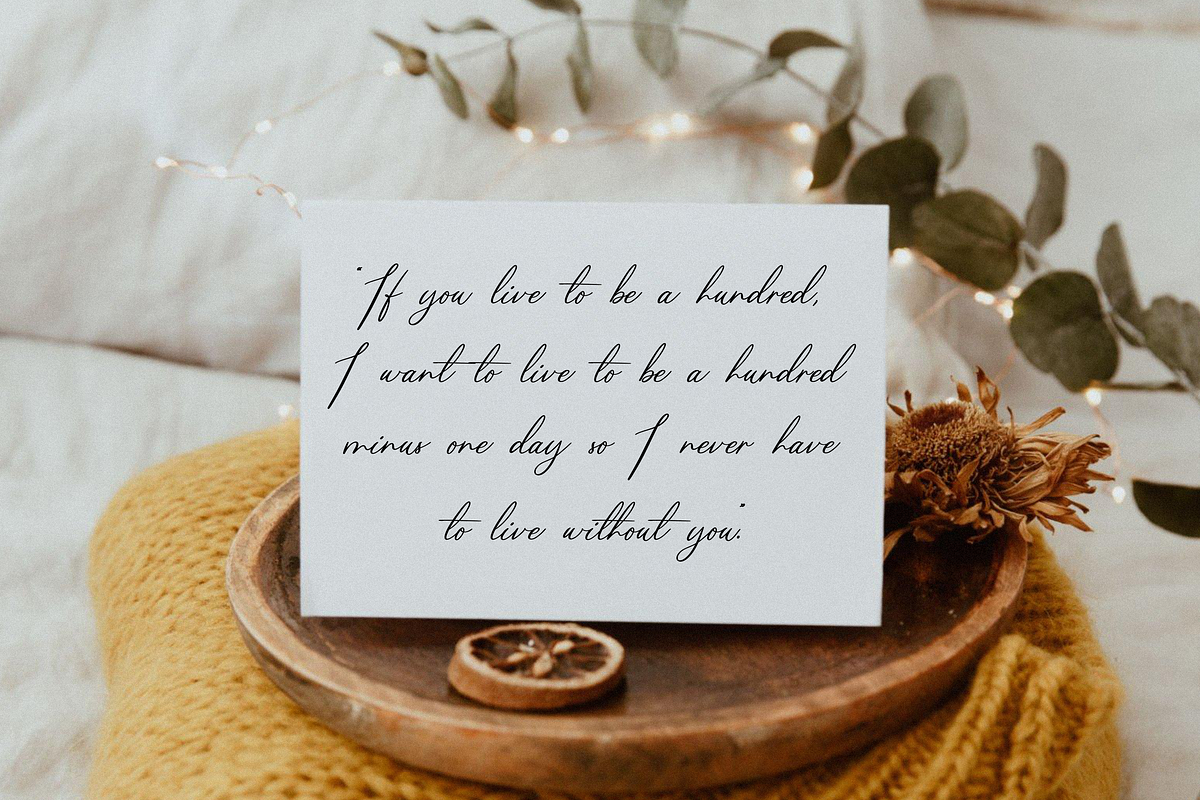 Calligrapher, a Script Font by Essentials Studio (Photo 4 of 8)