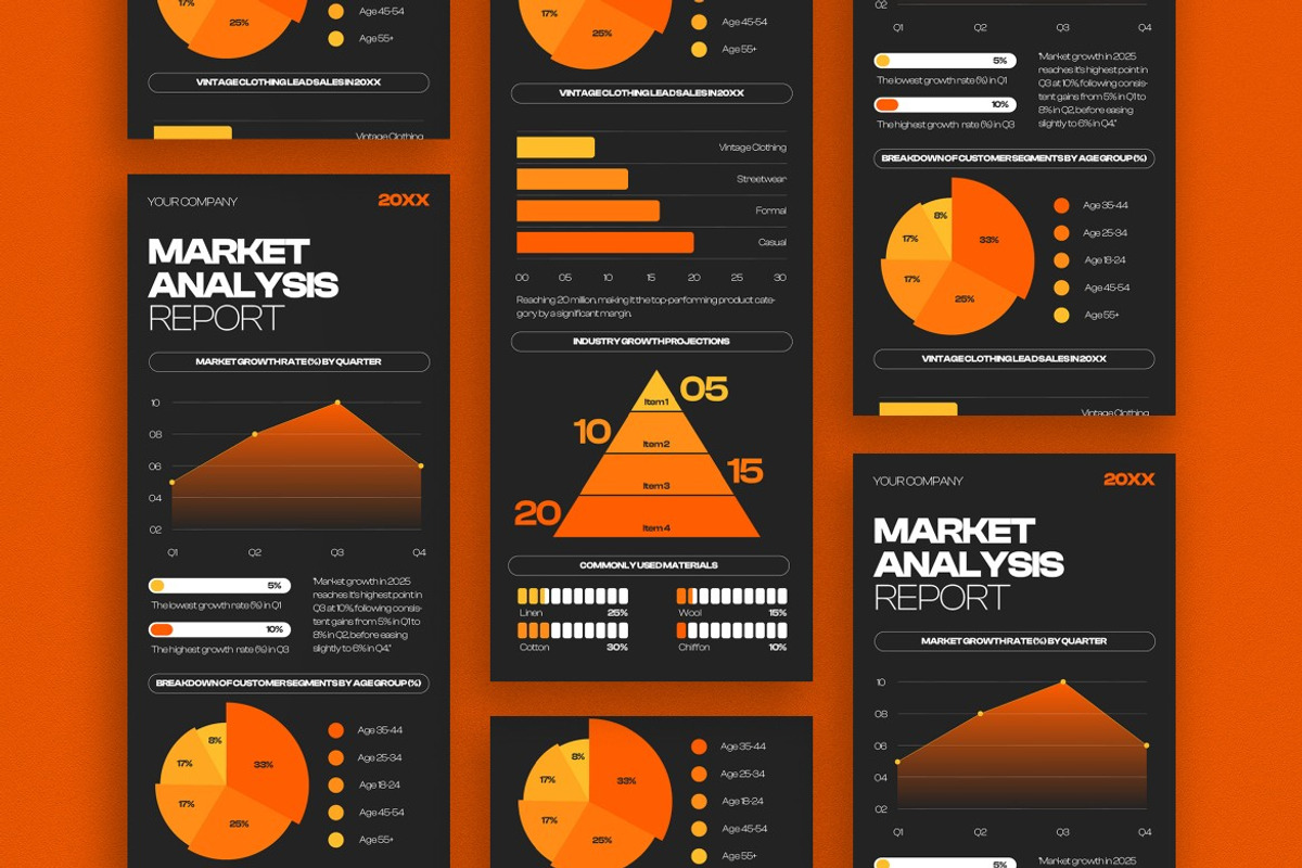 Market Analysis Report Infographic preview 3