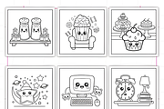 70+ CUTE KAWAII COLORING PAGES, an Animal Illustration by Ink Gallery (Thumbnail 4 of 4)