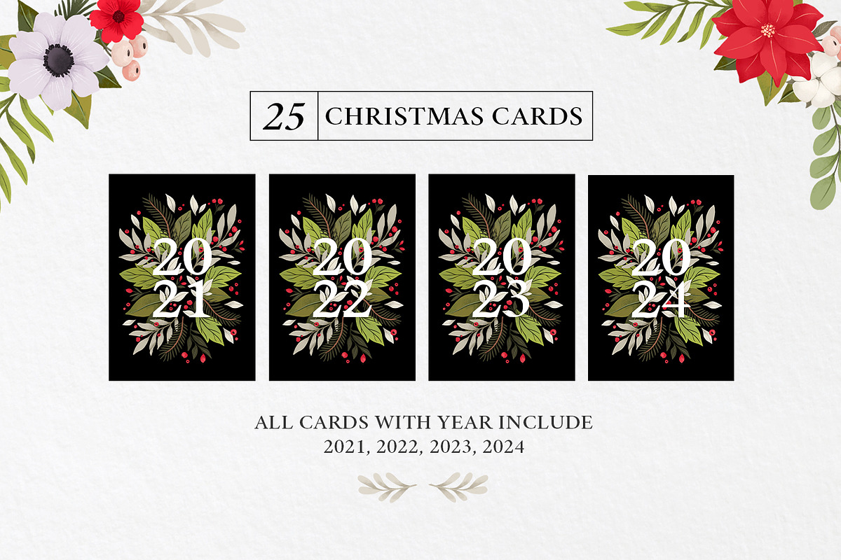 Sale. Christmas cards & Alphabet, a Decorative Illustration by Kate Macate (Photo 3 of 11)
