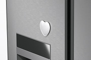 White Heart Fridge Magnet 3D Model, an Object 3D Model by rebrandy (Thumbnail 3 of 9)