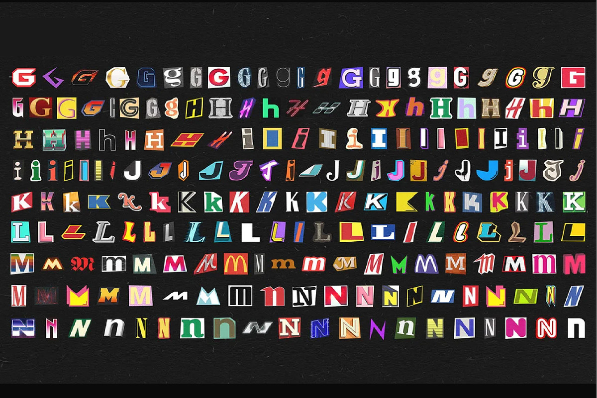 1000+ Printable Ransom Note Letters, an Object Graphic by Chipshpow Graphics (Photo 7 of 9)