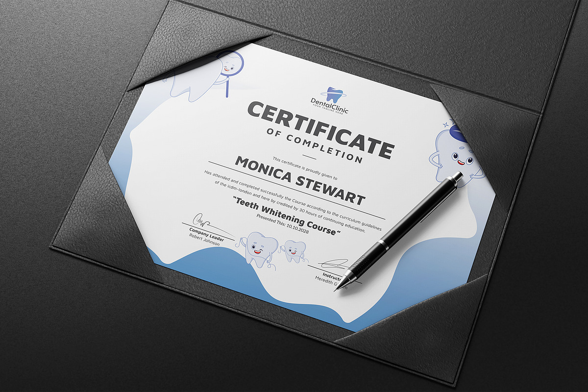 Dental Assistant Certificate, a Stationery Template by DesignDevisers (Photo 7 of 10)