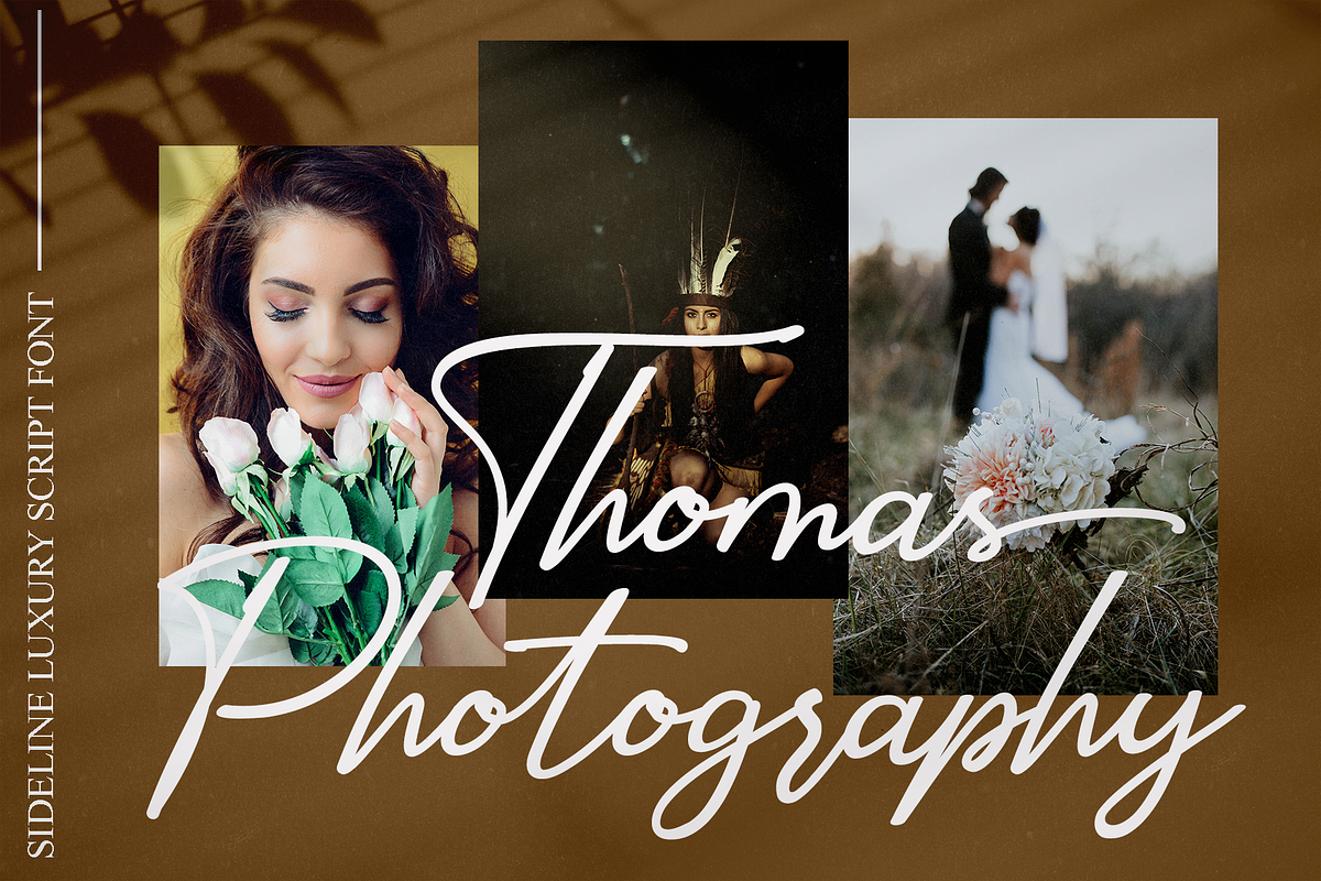 Sidelines // Luxury Signature Font preview 2