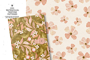 Watercolor Textured Duo Patterns, a Pattern Graphic by Webvilla Studio (Thumbnail 1 of 7)