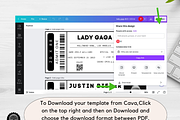 Editable Boarding Pass Template, a Card Template by YasdeyDesigns (Thumbnail 7 of 7)