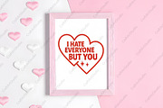 Valentine’s Day Sarcastic Love PNG, an Illustration by CraftArtStudio (Thumbnail 4 of 4)