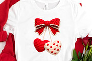 Faux Yarn Coquette Cherry Valentine, an Illustration by DreamCafeArt (Thumbnail 2 of 8)