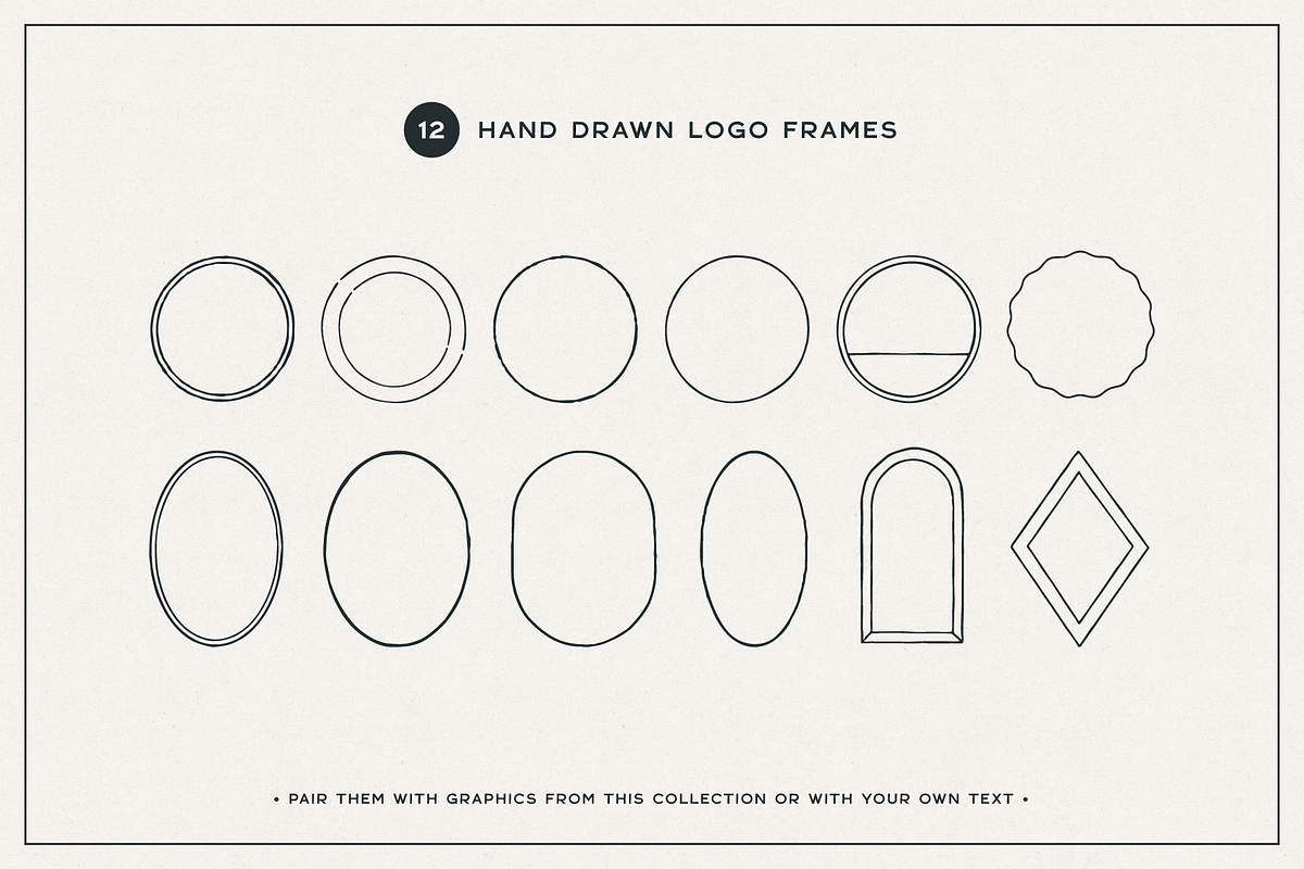 Floral Logo Graphics Bundle, a Decorative Illustration by Kin Design (Photo 5 of 11)