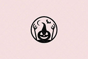 Spooky Pumpkin Emblem, a Seasonal Illustration by Vectorium Studio (Thumbnail 2 of 3)