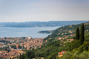 Top View of Lake Garda, an Architecture Photo by Bepslabor