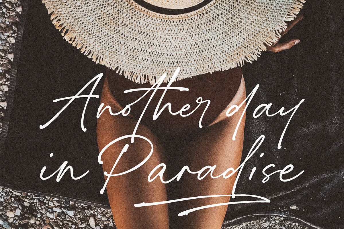 Stickwithu – Handwritten Font, a Script Font by RedyStudio (Photo 2 of 13)