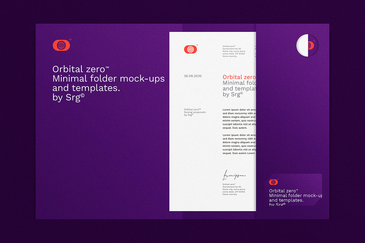 20 folder mock-ups & templates, a Product Mockup by Srg® (Photo 10 of 21)
