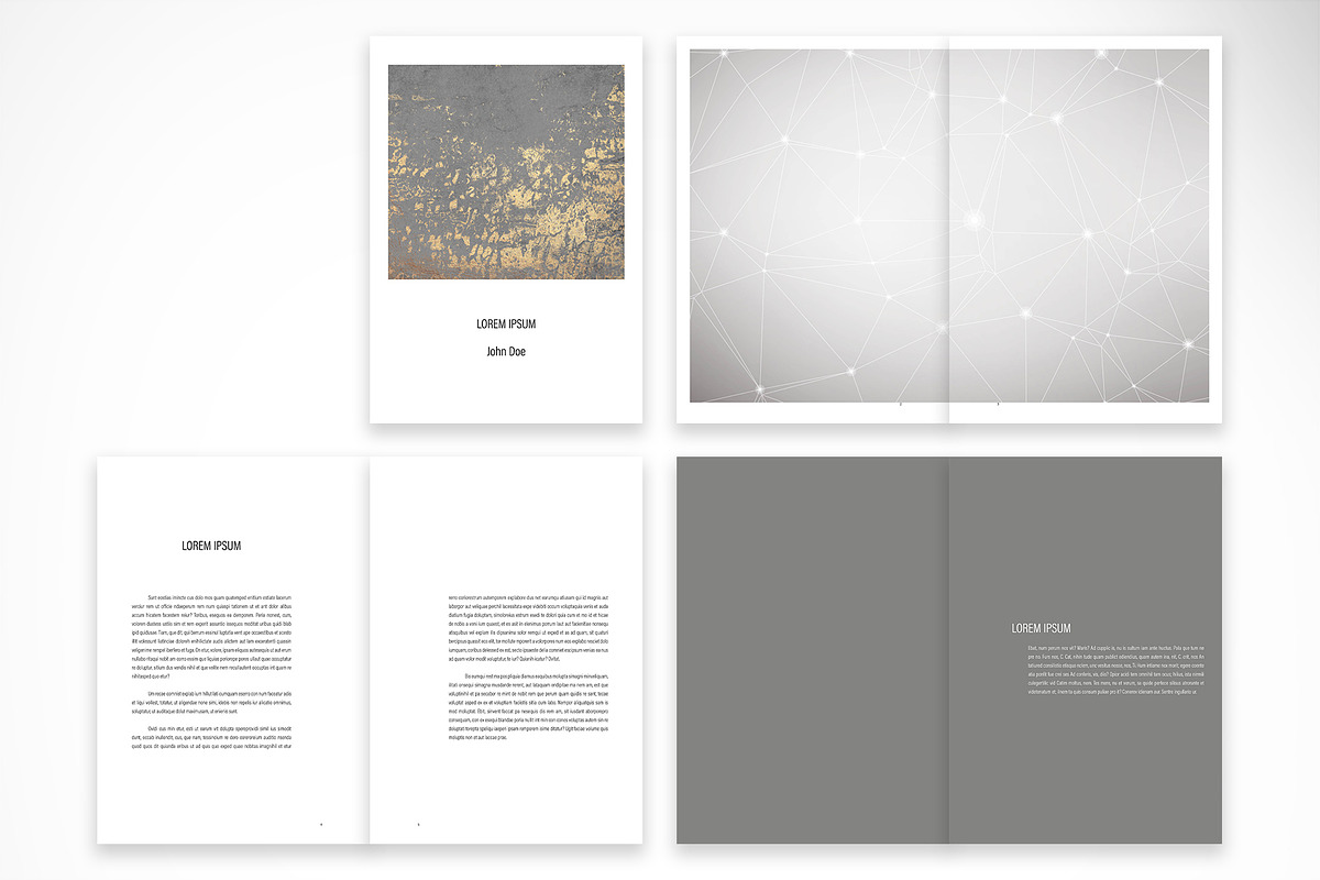 Modern Report or Thesis Template preview 2