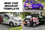 Mini Car Mockup 3 Set Template, a Product Mockup by GearShift (Thumbnail 1 of 4)
