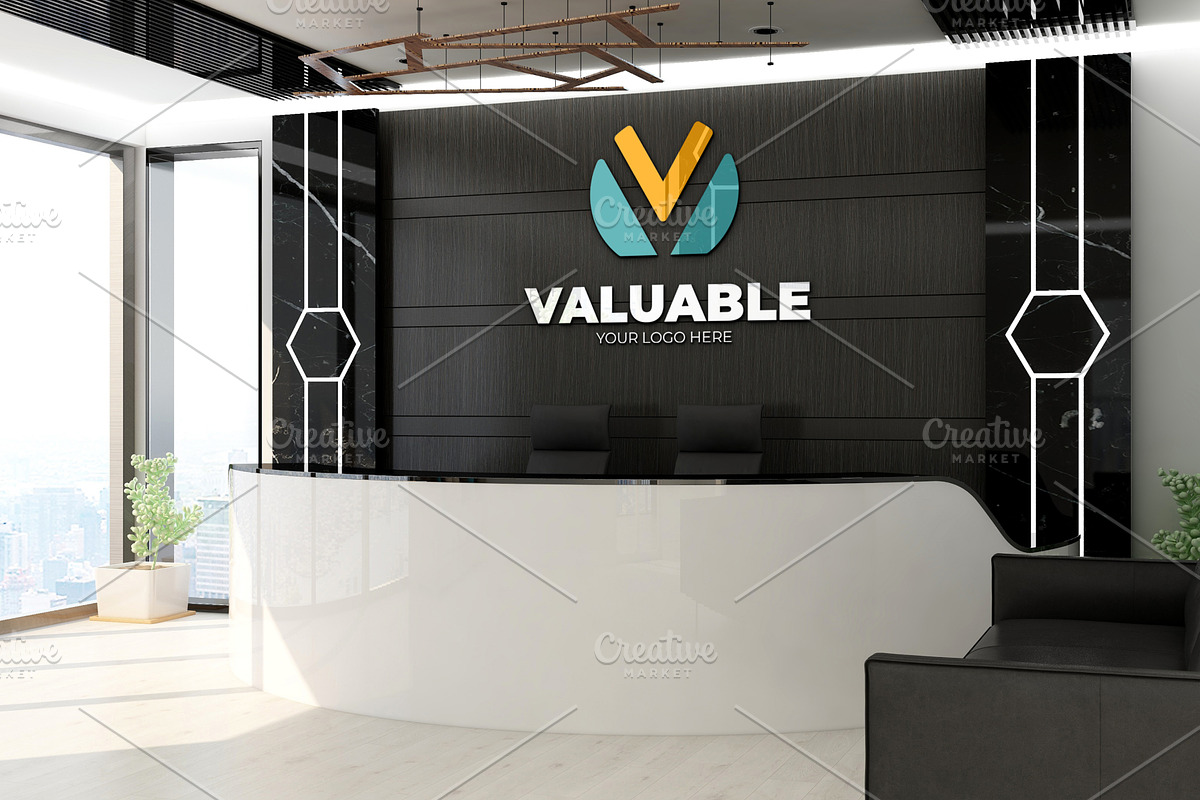 Office Receptionist Room Mockups, a Product Mockup by Ayy (Photo 9 of 10)