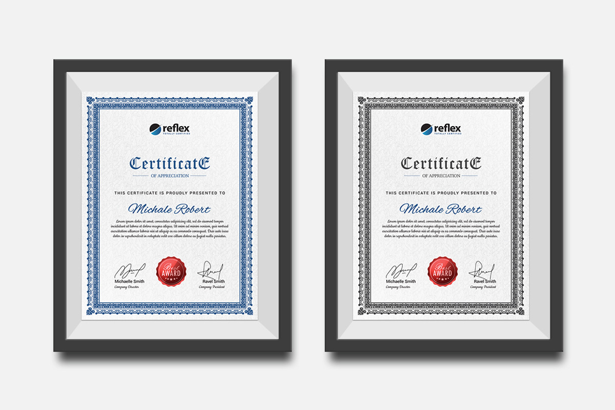 Certificate, a Stationery Template by deviserpark (Photo 4 of 6)