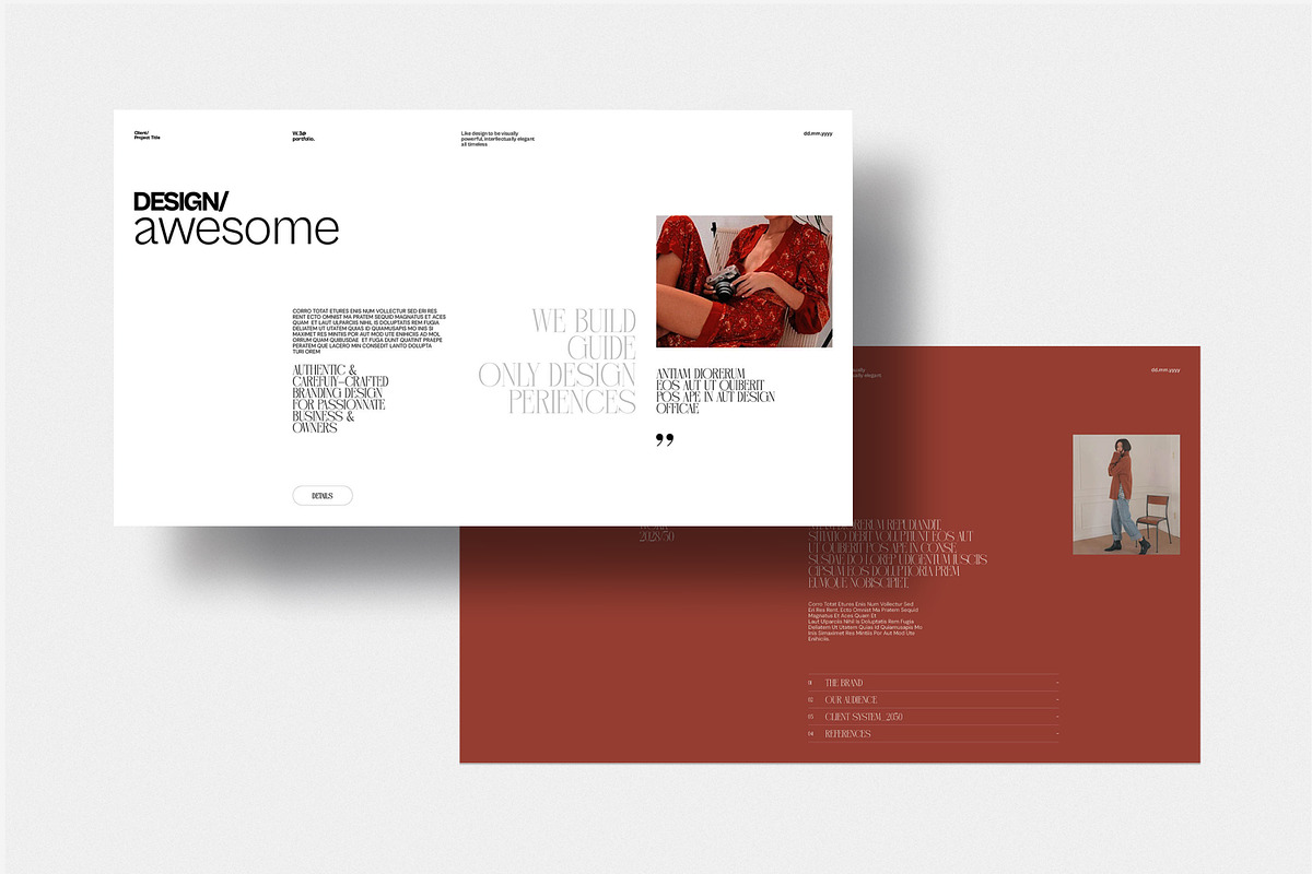 Bian Design Portfolio | CANVA, a Presentation Template by evgenystudio