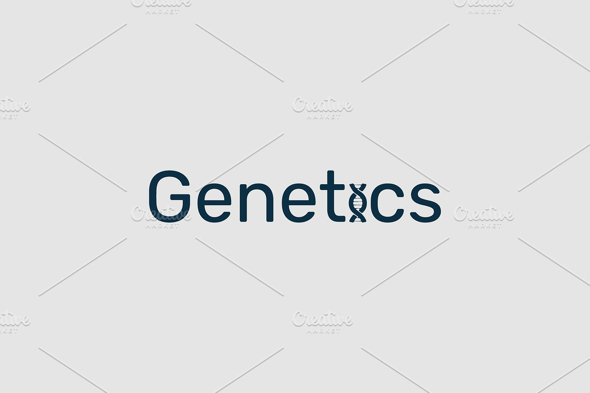 Genetics logo, a Branding & Logo Template by MuzaInspires (Photo 1 of 6)