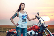 25 T-Shirts Mock-Up (Part 4), a Shirt Mockup by Freeman Studio (Thumbnail 7 of 32)