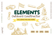 Forest Outdoors Constructor, an Object Illustration by Maioriz Shop (Thumbnail 4 of 6)