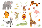 Safari Adventure Animal Graphics, an Animal Illustration by sceptical cactus (Thumbnail 3 of 15)