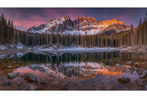 A serene alpine setting featuring, a Nature Photo by ZinetroN