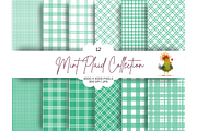 Mint Green Plaid Collection, a Pattern Graphic by Earley Bird Design Studio (Thumbnail 1 of 7)