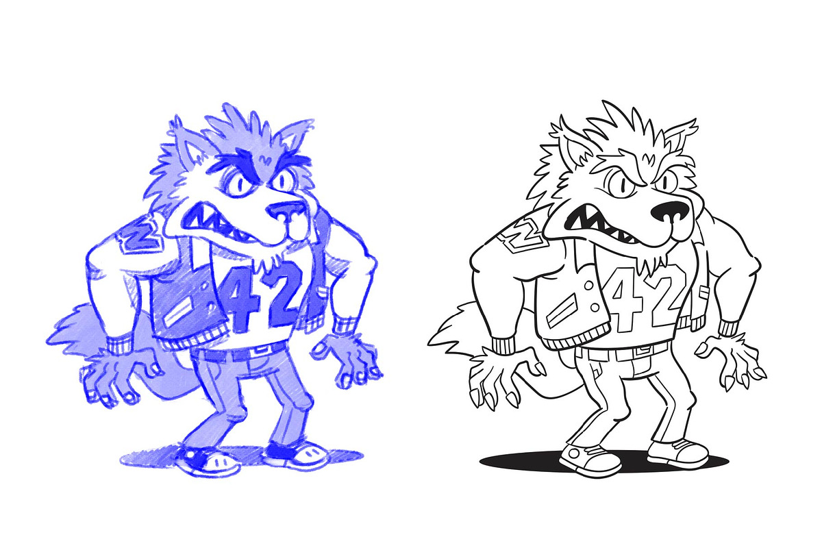 Werewolf, an Illustration by Cartoon Shop (Photo 2 of 6)