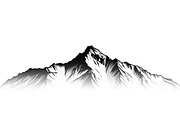 12 Pine Forest & Mountain Scenes, an Illustration by musafir_fashion (Thumbnail 10 of 13)