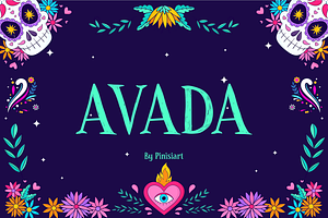 AVADA, a Font by Pinisi ART