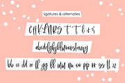 Saturday Brunch, a tight tall script, a Script Font by Rachel White Art (Thumbnail 4 of 18)